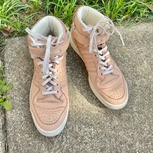 Adidas High Top Leather Sneakers